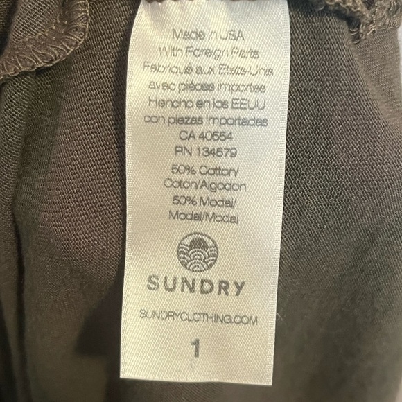 Sundry for Evereve Malibu Dress in Camo Print Size 1 Small - Picture 11 of 16